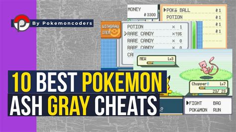 pokemon ash gray cheats level 100|Pokemon Ash Gray Cheats [Working] .